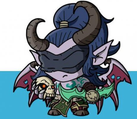 魔兽世界游戏的萌图 呆萌魔兽来了